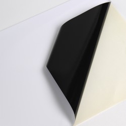 V210WG1 - Blanco Brillo ad removible negro